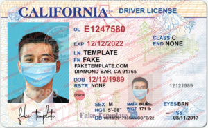 California Driver License Psd