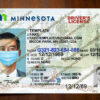 minnesota drivers license template
