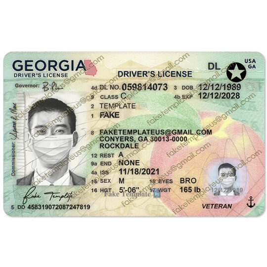 ga driver license psd