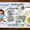 kentucky drivers license template
