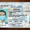 maine drivers license template