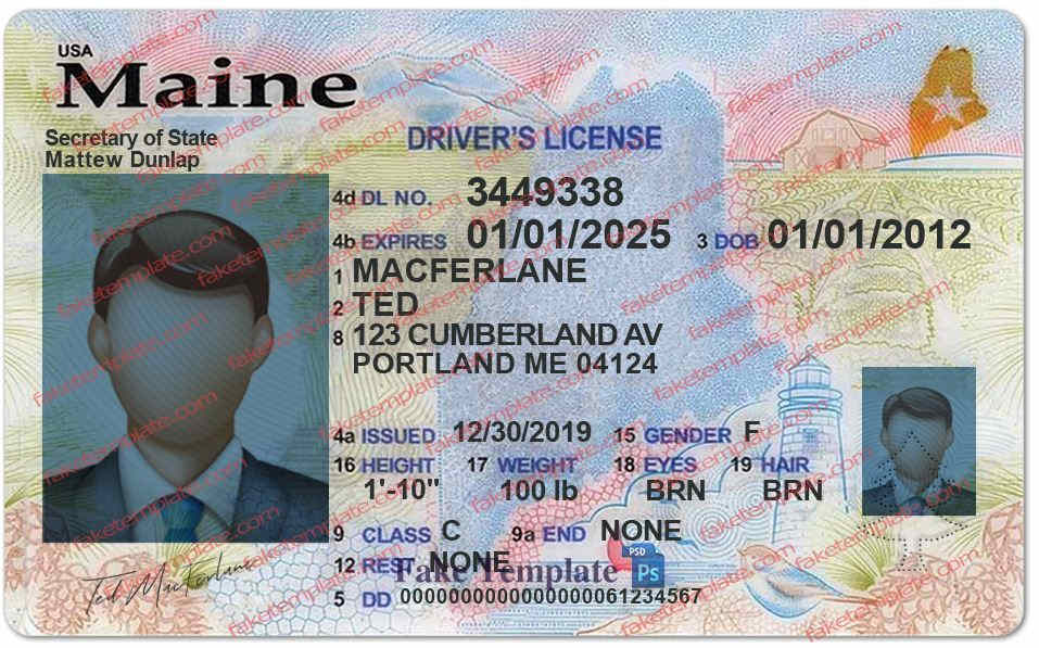 maine-drivers-license-template-01