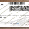 back of maine driver's license