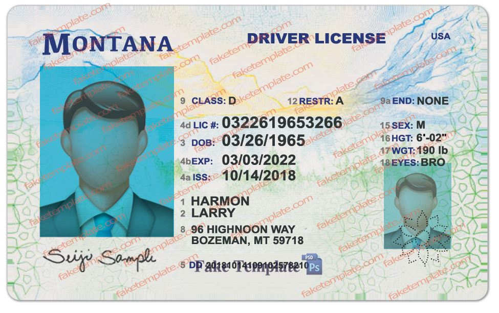 montana-driver-license-template-01