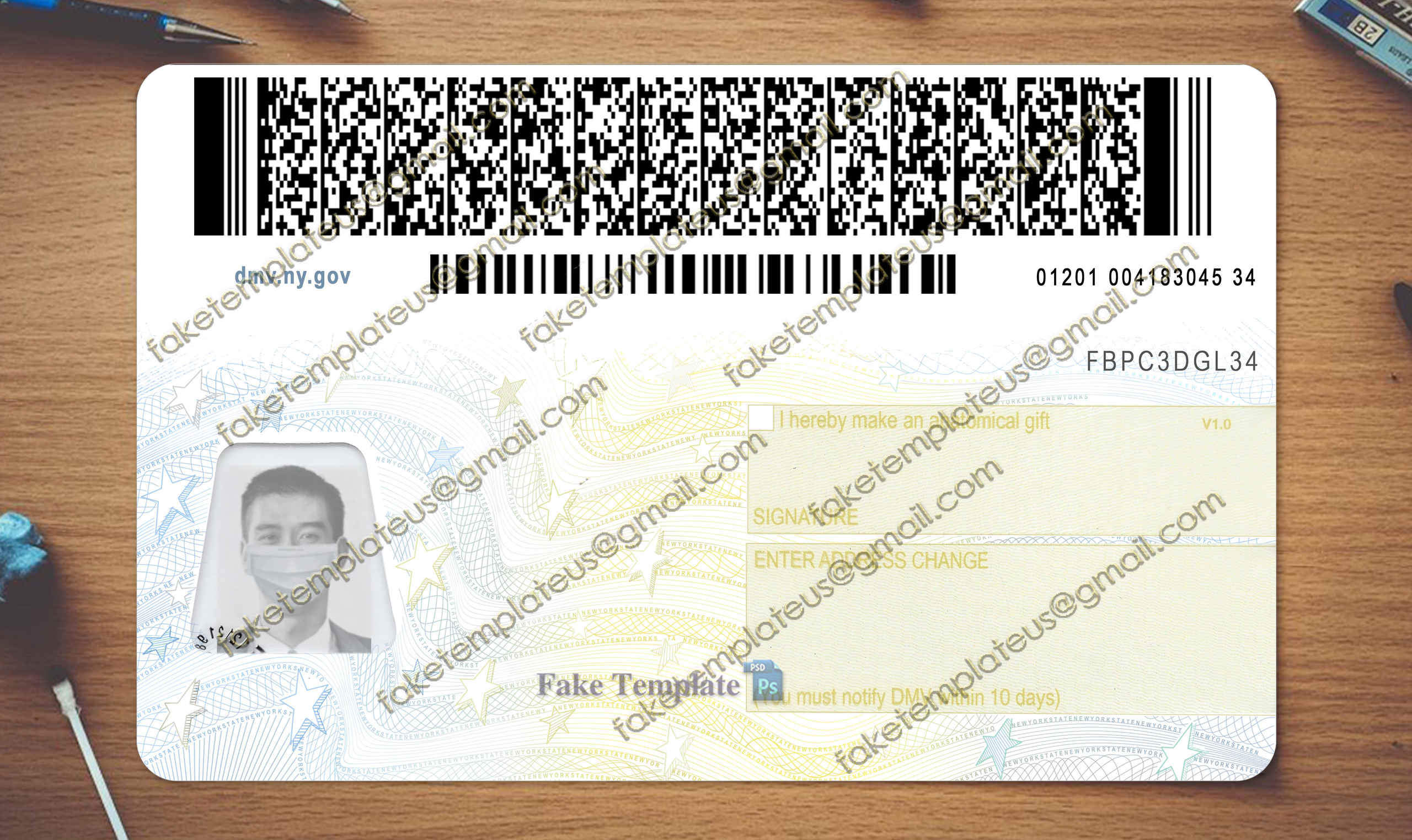 new york drivers license back new york drivers license back