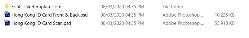 hong-kong-id-card-template-06 hong-kong-id-card-template-06