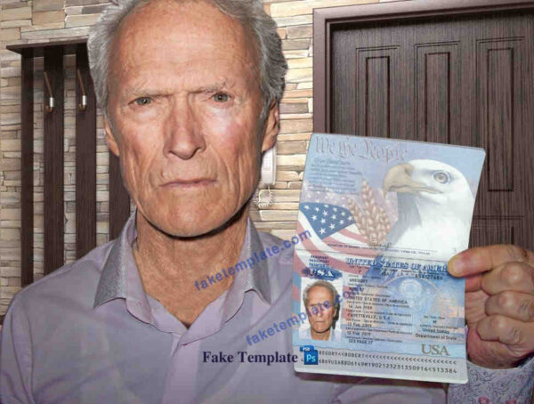 Selfie Template psd Passport (Male,Female,Old Man)
