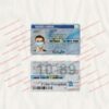 blank australian drivers license template