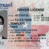 editable texas drivers license