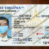 west virginia drivers license template