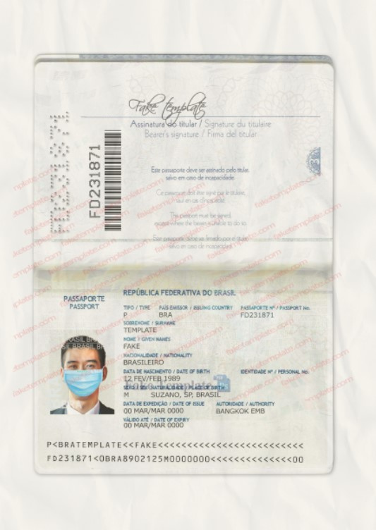 brazil-passport-psd-02 brazil passport psd free
