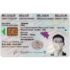 belgian identity card template