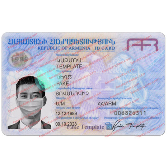 armenia driver license psd