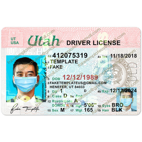 fake ut driver license