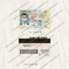 california driving license template