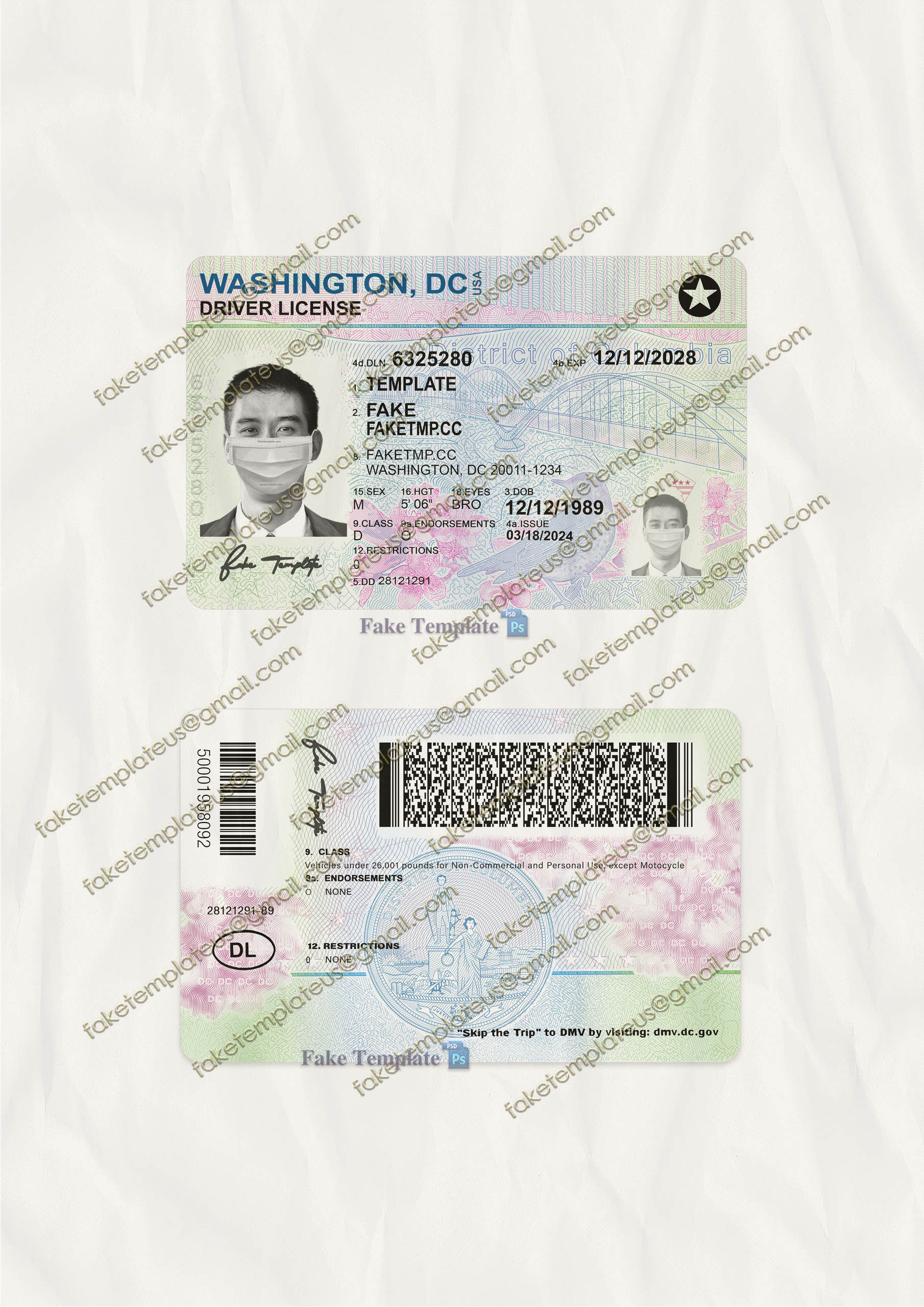fake dc driver license fake dc driver license
