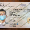 north dakota drivers license template