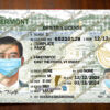 vermont driving license template