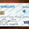 barclay visa debit card template