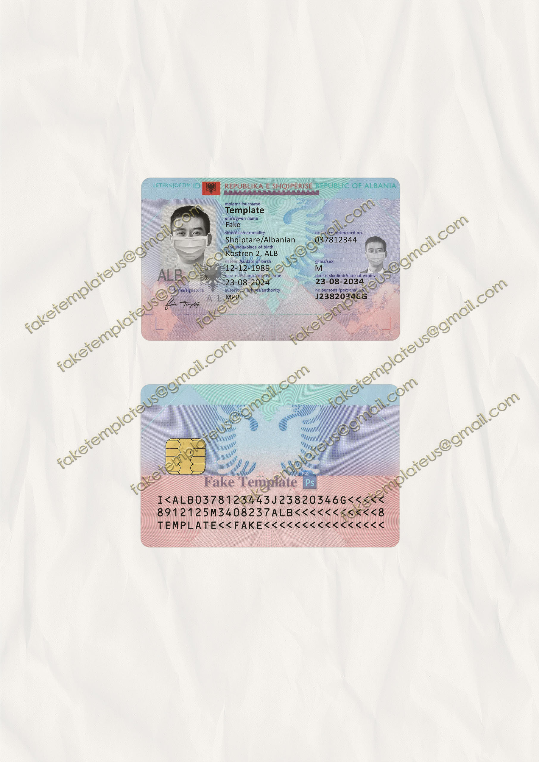 fake albanian identity card fake albanian identity card